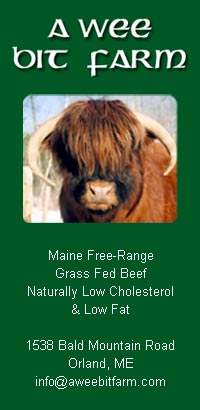 Scottish Highland Cattle are naturally leaner and low in cholesterol. Grass fed not just grass finished! 
